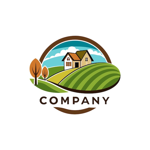 Creative Logo Design for Real Estate Company vector illustration