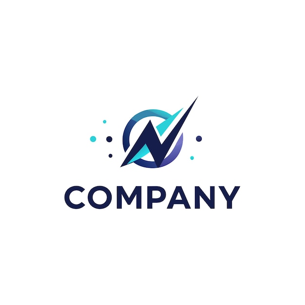 Иллюстрация векторного дизайна логотипа для Tech Startup Company