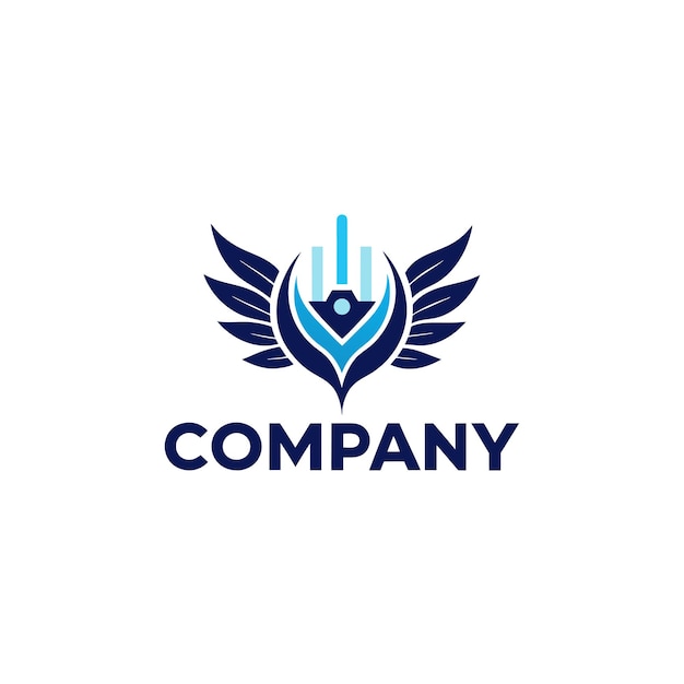 Иллюстрация векторного дизайна логотипа для Tech Startup Company
