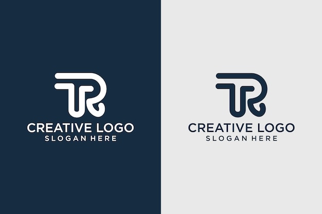 Logo creativo e quest'ultimo r