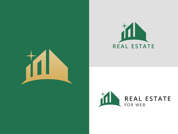 Creative logo Real Estate This is Template Elegant element house