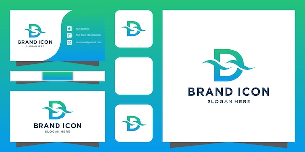 Creative logo template and business card