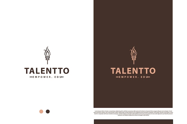 creative Logo template composition classic style