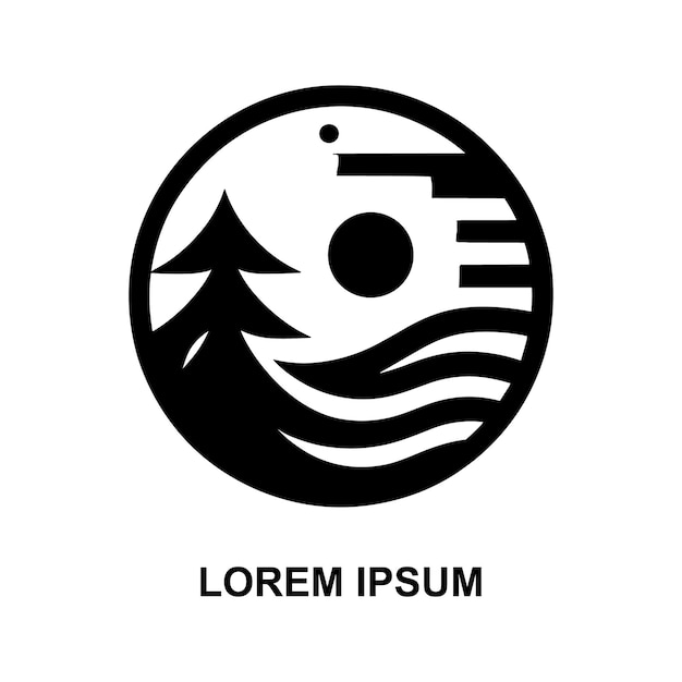 색 배경에 크리에이티브 로고