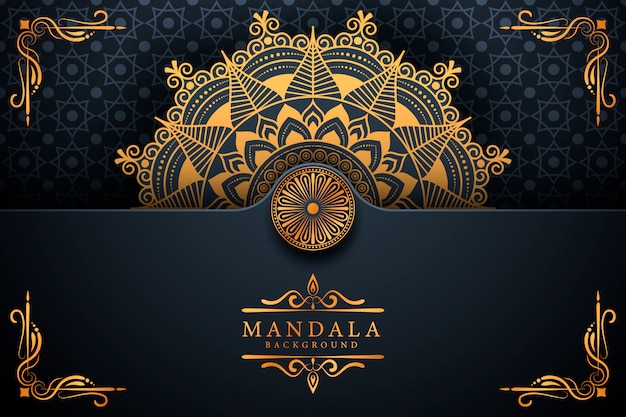 Creative luxury arabesque mandala background