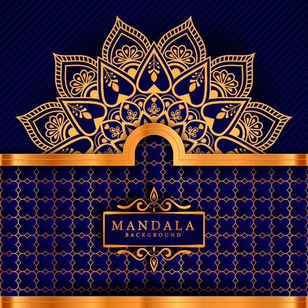 Creative luxury arabesque mandala background