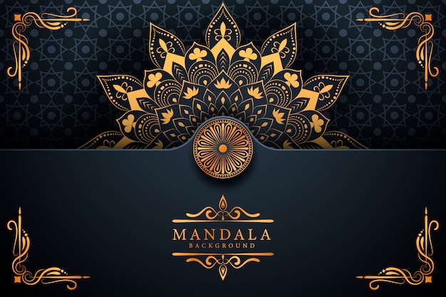 Creative luxury arabesque mandala background