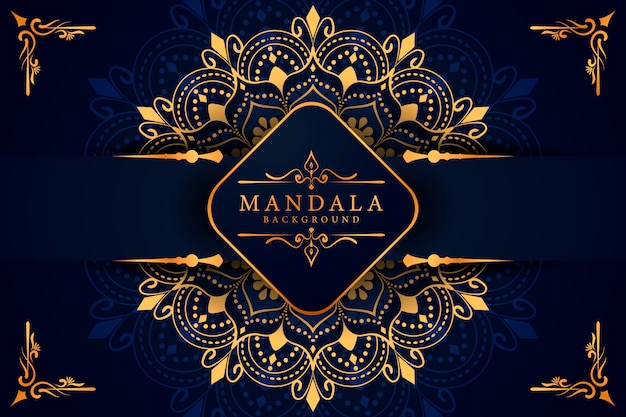 Creative luxury arabesque mandala background