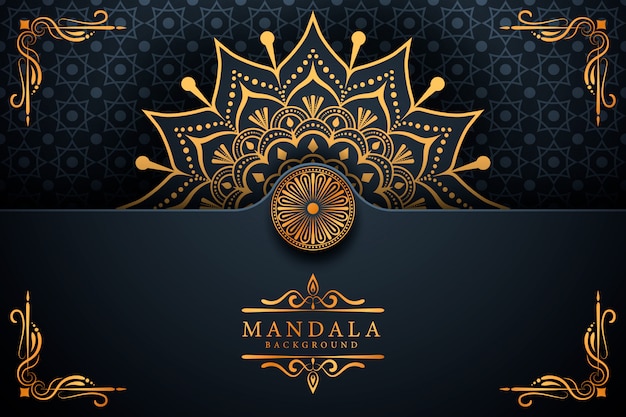 Creative luxury arabesque mandala background