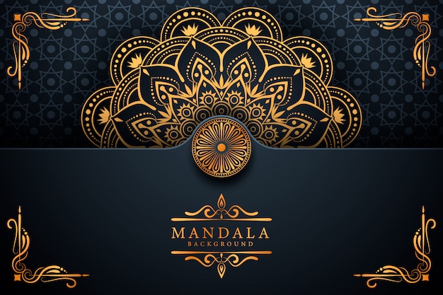 Creative luxury arabesque mandala background