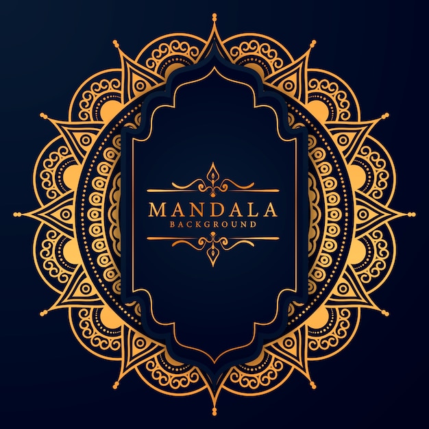 Creative luxury arabesque mandala background