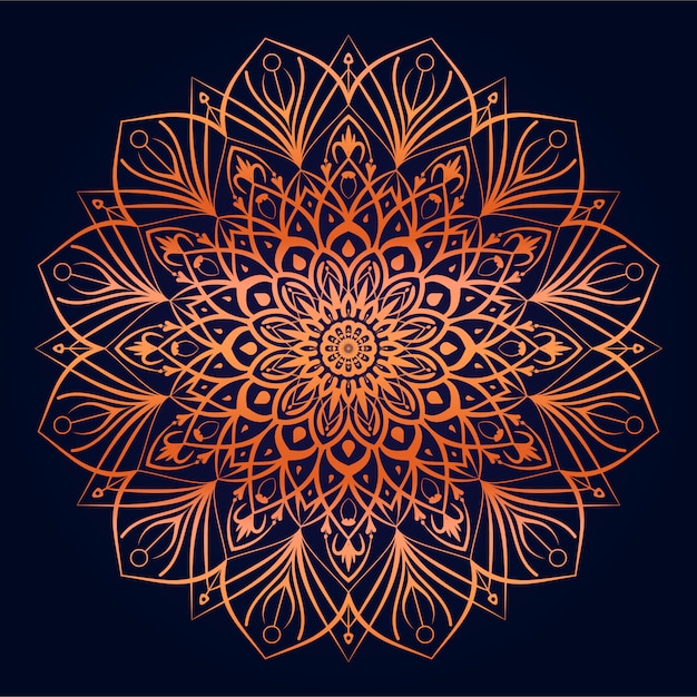 Creative luxury arabesque mandala background