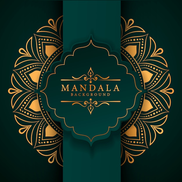 Creative luxury arabesque mandala background