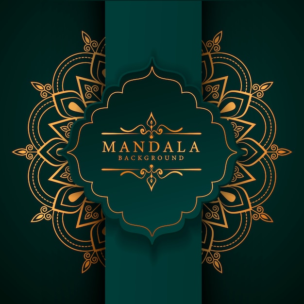 Creative luxury arabesque mandala background