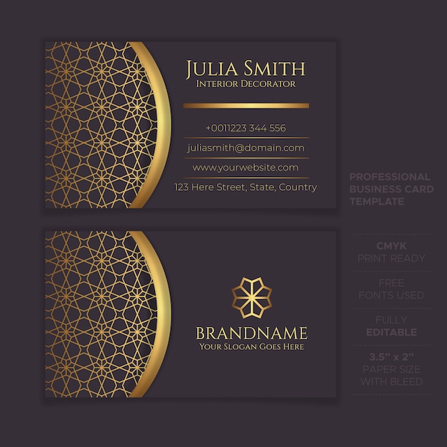 Creative Luxury Business Card Template