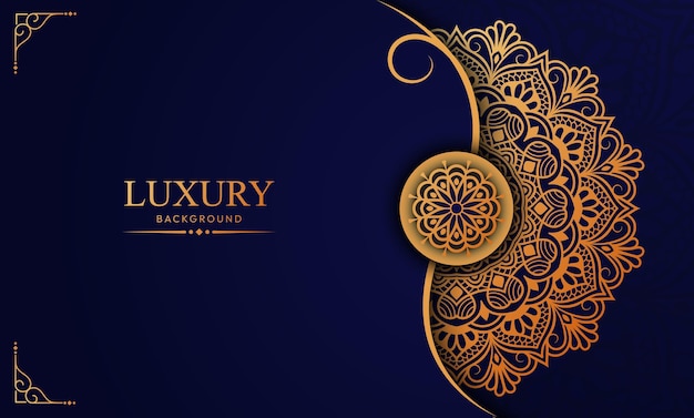 Creative luxury decorative mandala background design