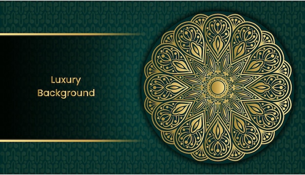 Creative luxury decorative mandala background. Luxury Royal ornamental decorative greeting card.