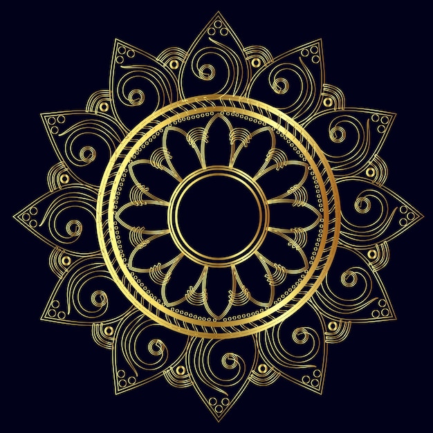 Creative luxury decorative mandala background