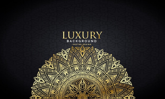 Creative luxury decorative mandala background