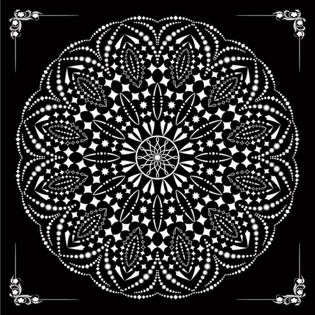 Vector creative luxury mandala background template design