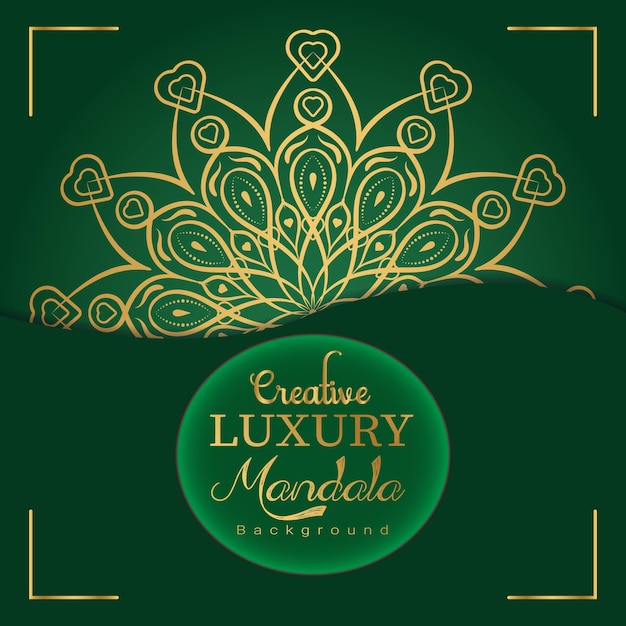 Creative Luxury Mandala Background Template