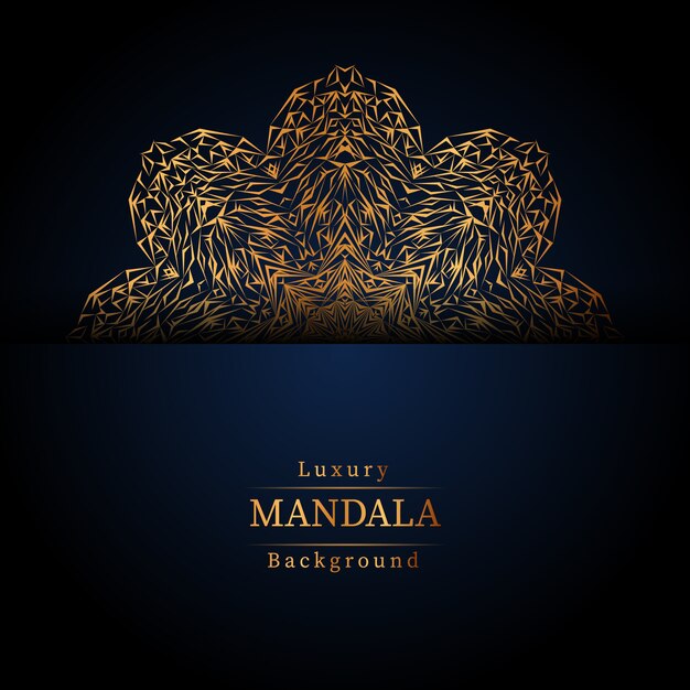 Vector creative luxury mandala background