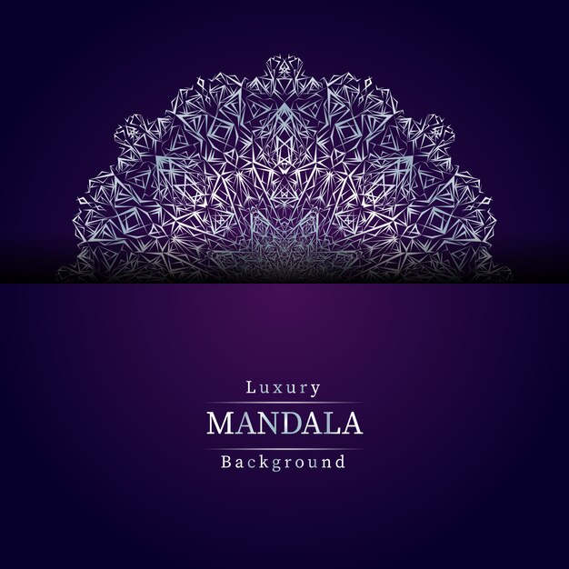 Creative luxury mandala background