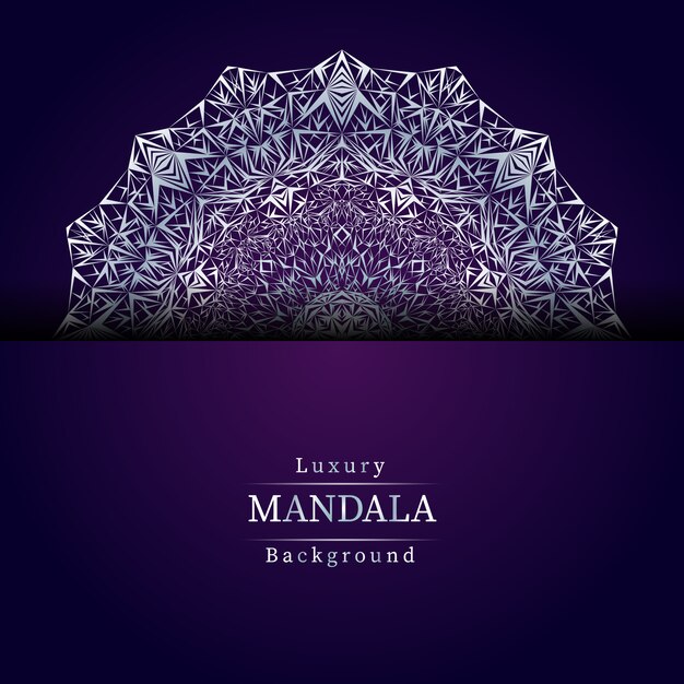 Vector creative luxury mandala background