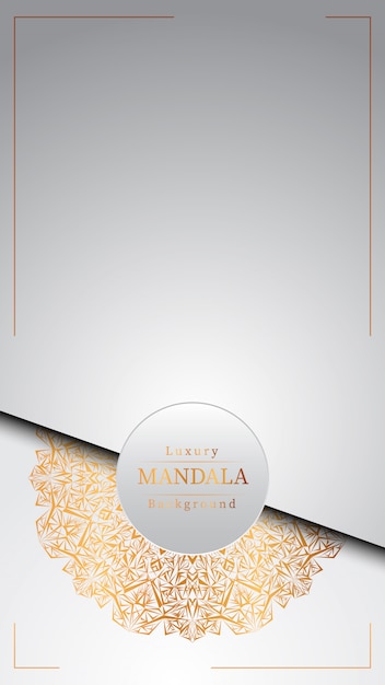 Creative luxury mandala background