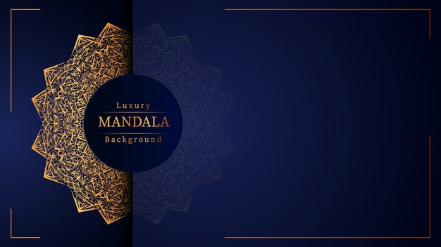 Creative luxury mandala background