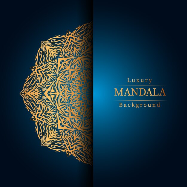 Vector creative luxury mandala background