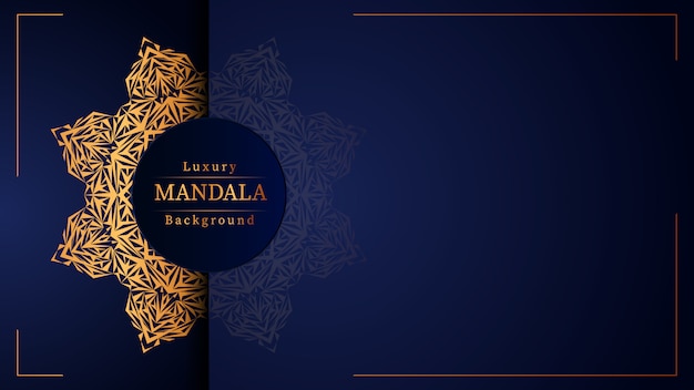 Creative luxury mandala background