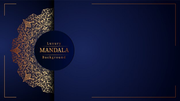 Creative Luxury mandala background 