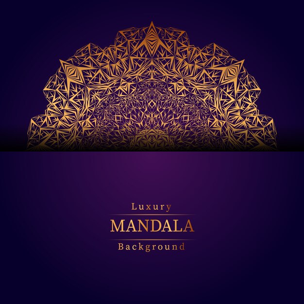 Creative Luxury mandala background 