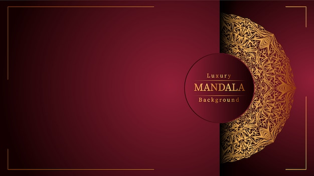 Vector creative luxury mandala background