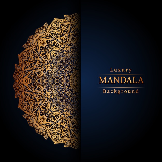 Creative luxury mandala background