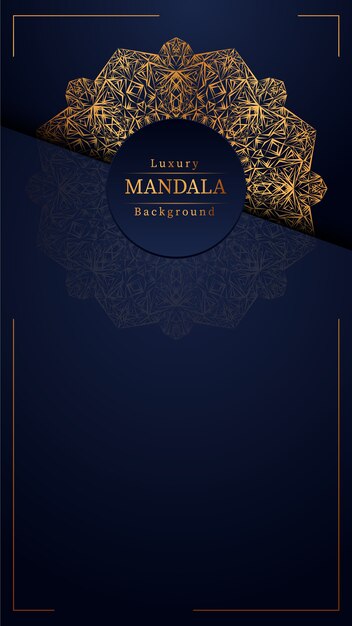 Creative luxury mandala background