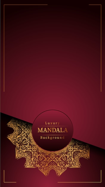 Vector creative luxury mandala background