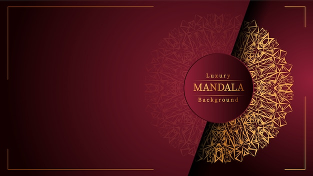 Creative luxury mandala background