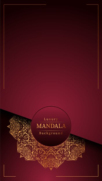 Creative Luxury mandala background