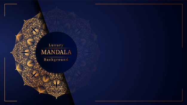 Creative luxury mandala background