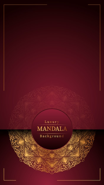 Vector creative luxury mandala background