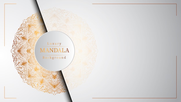 Creative luxury mandala background