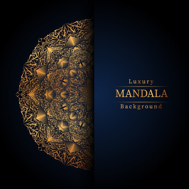 Creative luxury mandala background