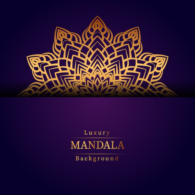 Creative luxury mandala background