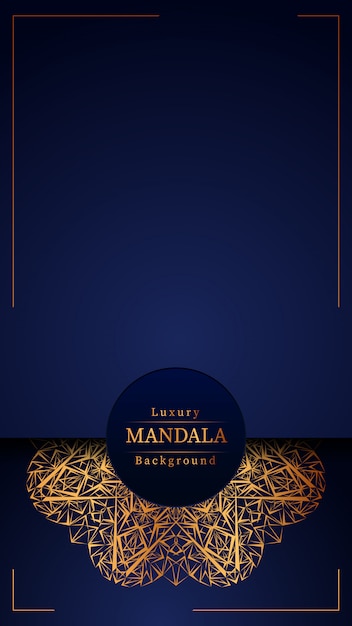 Creative luxury mandala background