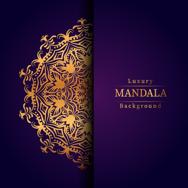 Creative luxury mandala background