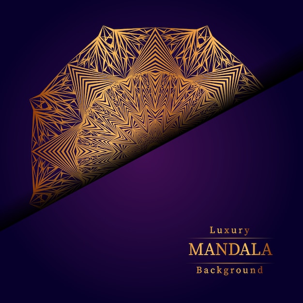 Creative luxury mandala background