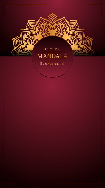 Vector creative luxury mandala background