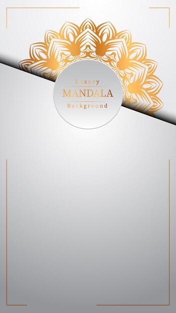 Creative luxury mandala background